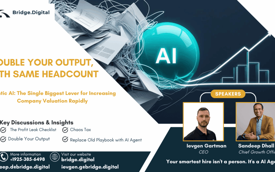 Agentic AI: The Single Biggest Lever for Increasing Company Valuation Rapidly